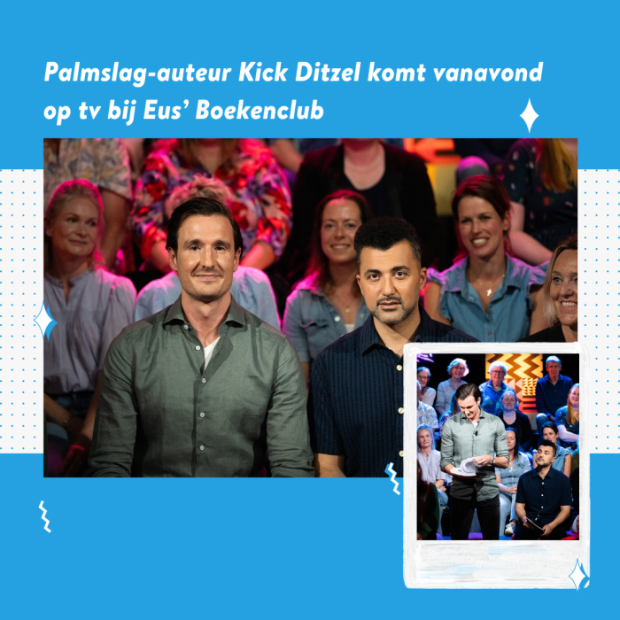 Kick Ditzel op NPO 2 bij Eus' Boekenclub